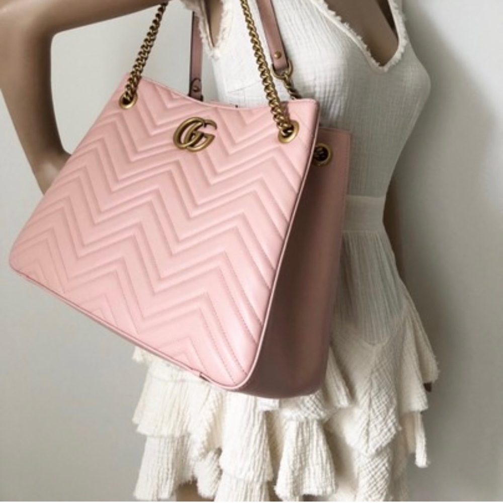 Gucci marmount tote large chevron